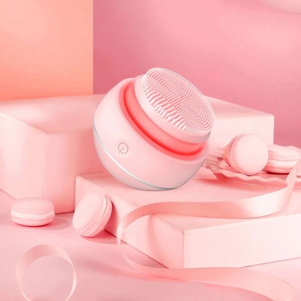 Прибор для чистки и массажа лица Fittop FLQ952, розовый